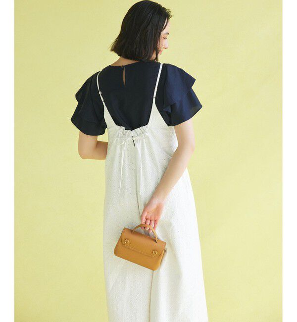 組曲「【WEB限定】エンブロイダリーレースサロペット」|オールインワン|