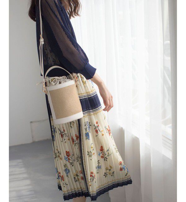 組曲「スカーフパネルプリント ワンピース」|ワンピース|