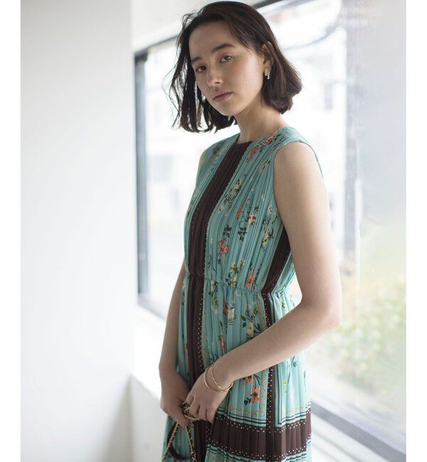 組曲「スカーフパネルプリント ワンピース」|ワンピース|