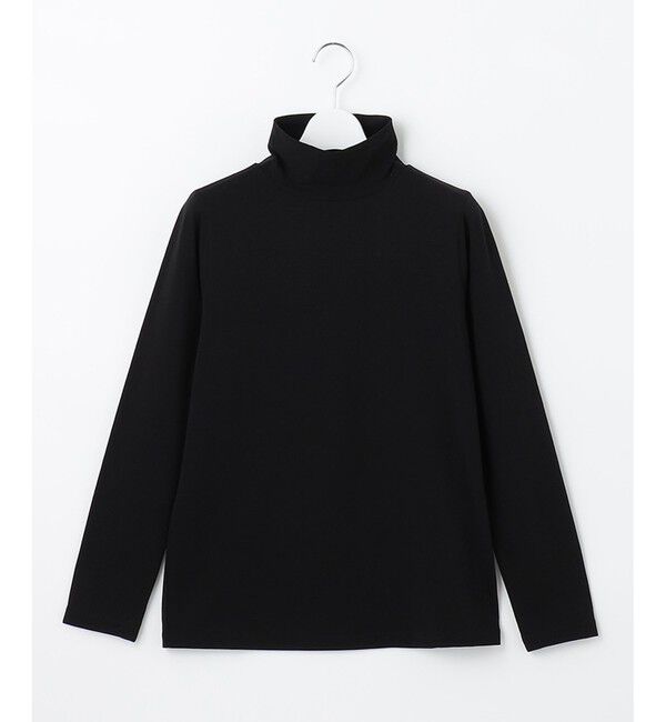 自由区「【洗える】ドライタッチインナー ハイネックカットソー」|Tシャツ・カットソー|