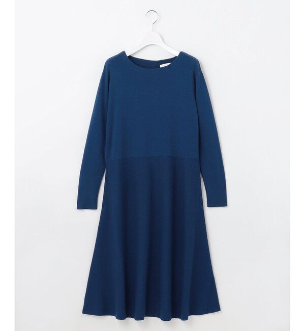 自由区「【セットアップ対応】ヴィスコースウールニット ワンピース」|ワンピース|