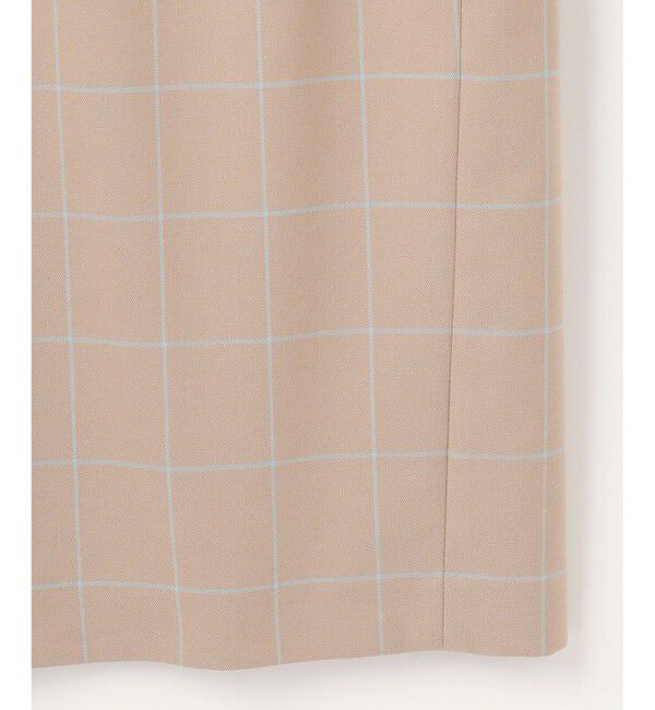 自由区「【洗える】ウィンドウペーンチェック ワンピース」|ワンピース|