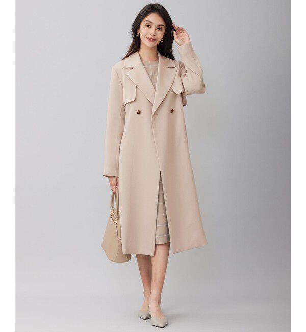 自由区「【洗える】ウィンドウペーンチェック ワンピース」|ワンピース|