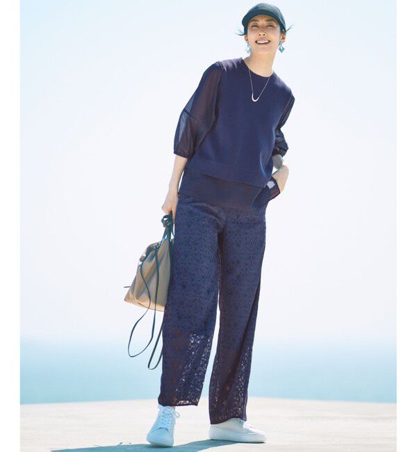 自由区「【カタログ掲載・洗える】フラワータイルレース パンツ」|その他|