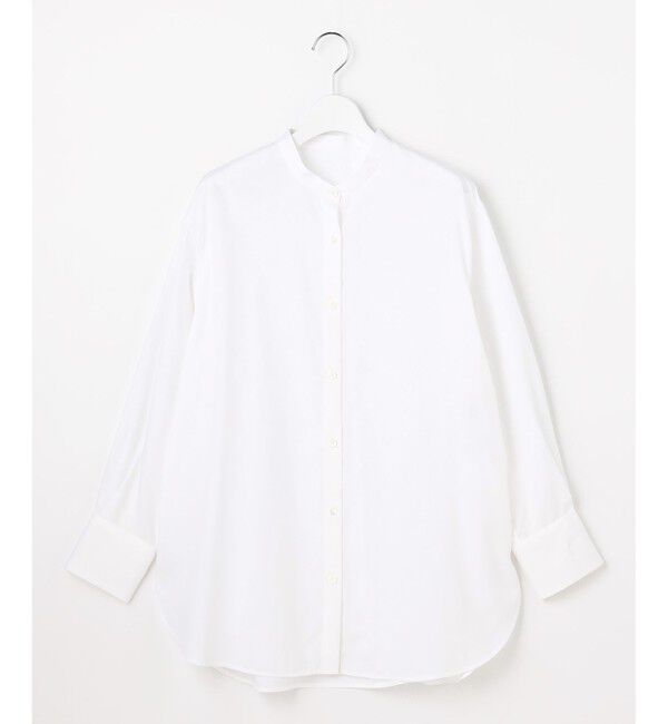 自由区「SOMELOSバンドカラー ブラウス」|シャツ・ブラウス|