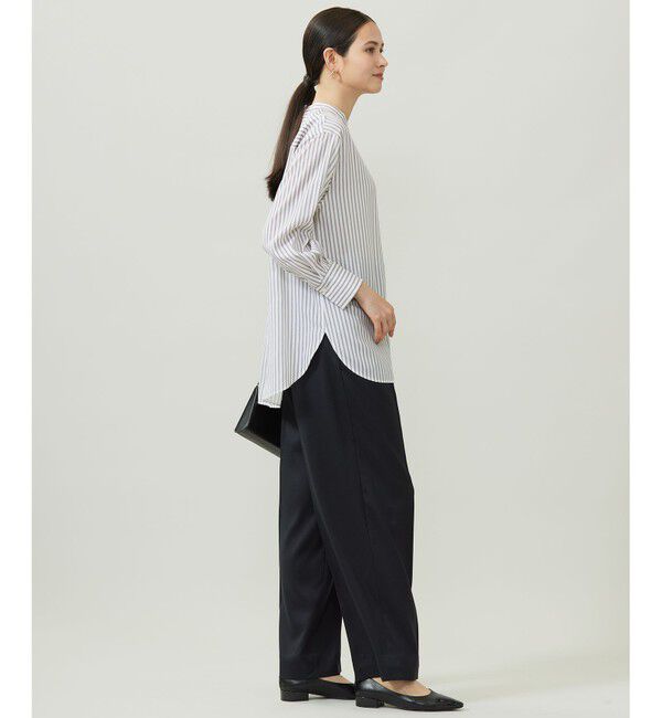 自由区「SOMELOSバンドカラー ブラウス」|シャツ・ブラウス|