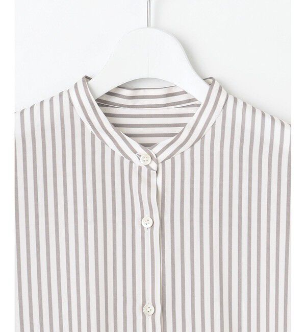 自由区「SOMELOSバンドカラー ブラウス」|シャツ・ブラウス|