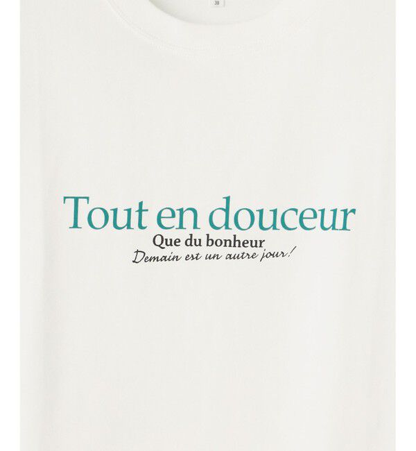 23区「【SLOW/洗える】ロゴ Tシャツ」|Tシャツ・カットソー|