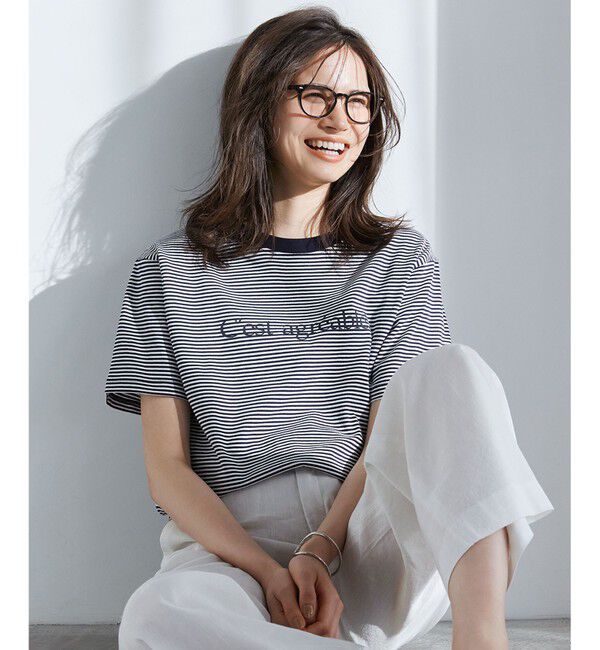 23区「【SLOW/洗える】ロゴ Tシャツ」|Tシャツ・カットソー|ﾈｲﾋﾞｰﾎ