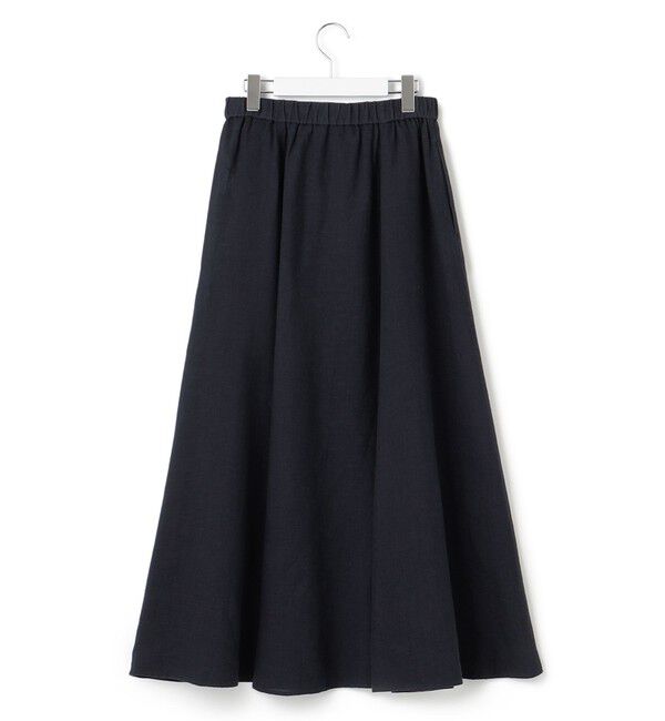 23区「【洗える】LIBECO フレア ロングスカート」|スカート|