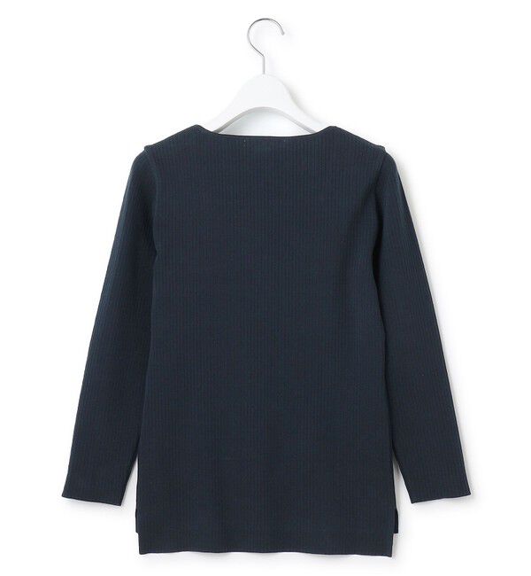 23区「【洗える】コンパクトリブ スクエアネック カットソー」|Tシャツ・カットソー|