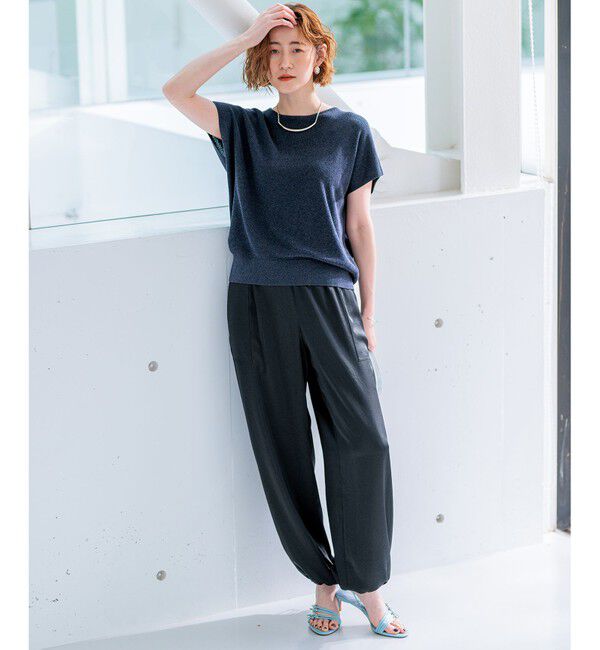 23区「【GLOW8月号掲載/洗える】スムースサテン パラシュートパンツ」|その他|