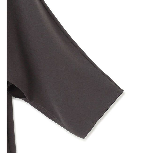 23区「【洗える】ストレッチジョーゼット ケープデザイン カットソー」|Tシャツ・カットソー|