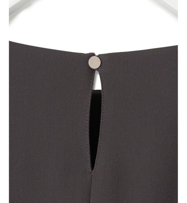 23区「【洗える】ストレッチジョーゼット ケープデザイン カットソー」|Tシャツ・カットソー|