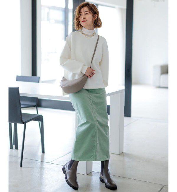 23区「【洗える】コンフォートダンボールジャージー カットソー」|Tシャツ・カットソー|