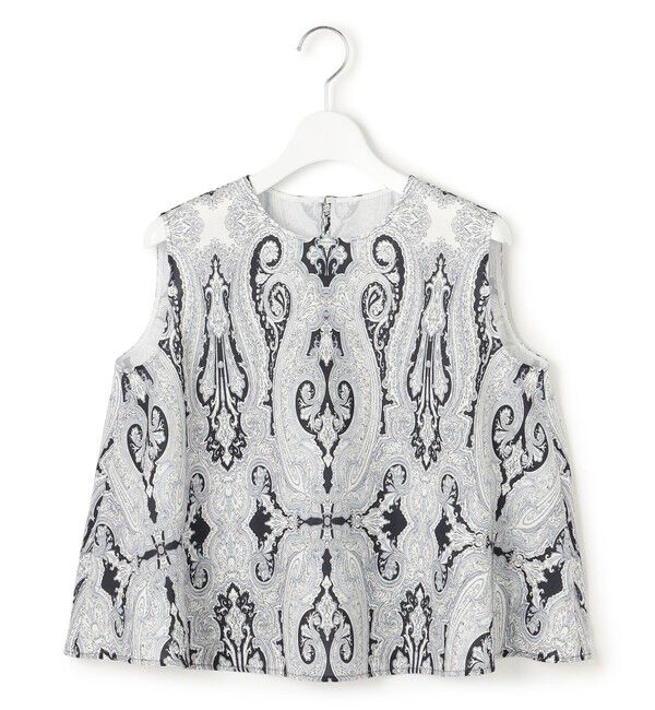 23区「【洗える】Ratti ドローイング ペイズリー プリント ブラウス」|シャツ・ブラウス|