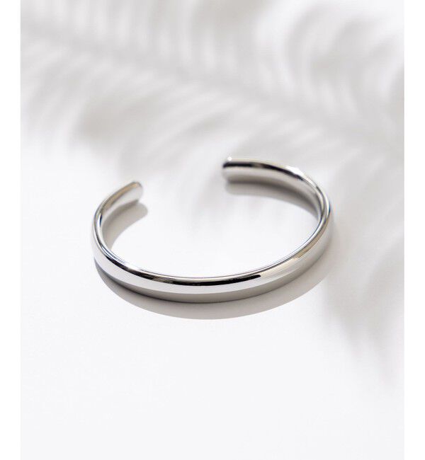 23区「【WEB限定】フラット バングル」|ブレスレット・バングル|シルバー系