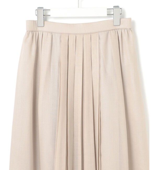 23区「【洗える】ソフトシアーフィルム タック スカート」|スカート|