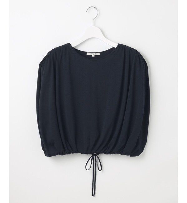 23区「【SLOW/一部店舗限定】ファインゲージ ギャザー Tシャツ」|Tシャツ・カットソー|