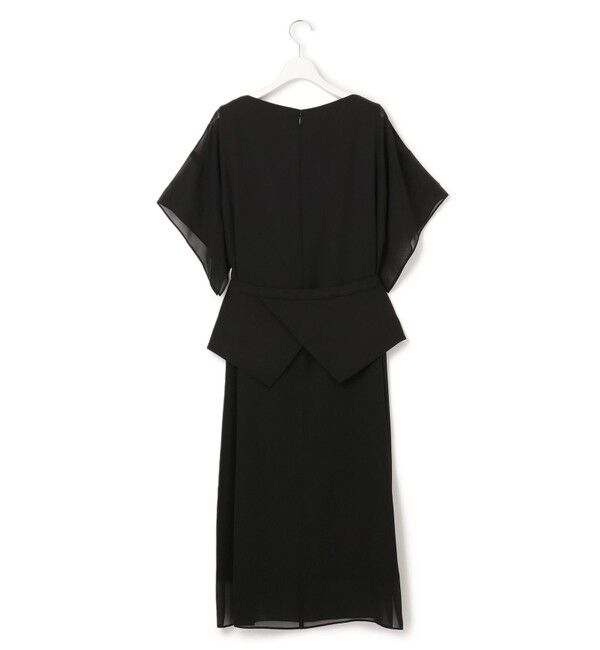 23区「【APPLAUDIR】シフォンジョーゼット コンビドレス」|ドレス|