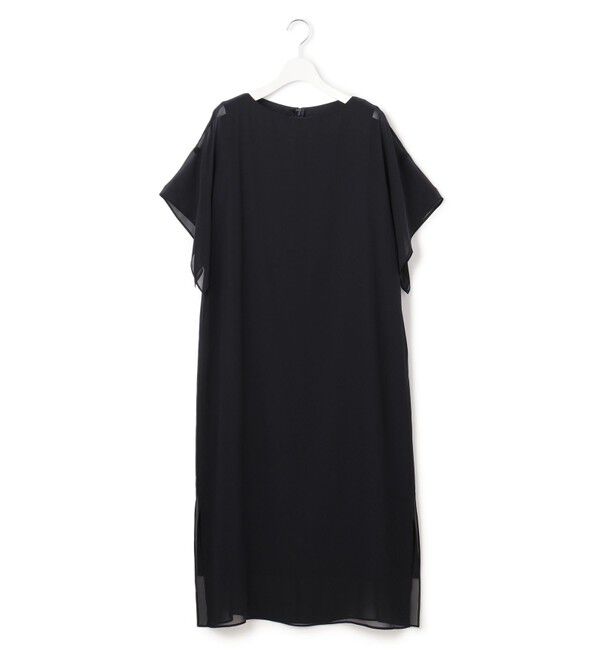 23区「【APPLAUDIR】シフォンジョーゼット コンビドレス」|ドレス|