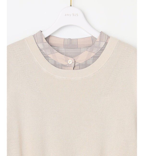 any SiS「【2SET】ニットジレワンピース セット」|スーツ|