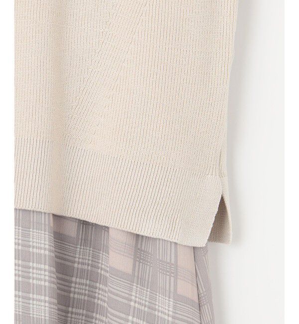 any SiS「【2SET】ニットジレワンピース セット」|スーツ|