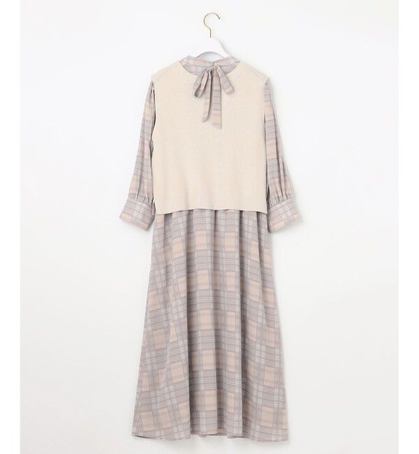 any SiS「【2SET】ニットジレワンピース セット」|スーツ|