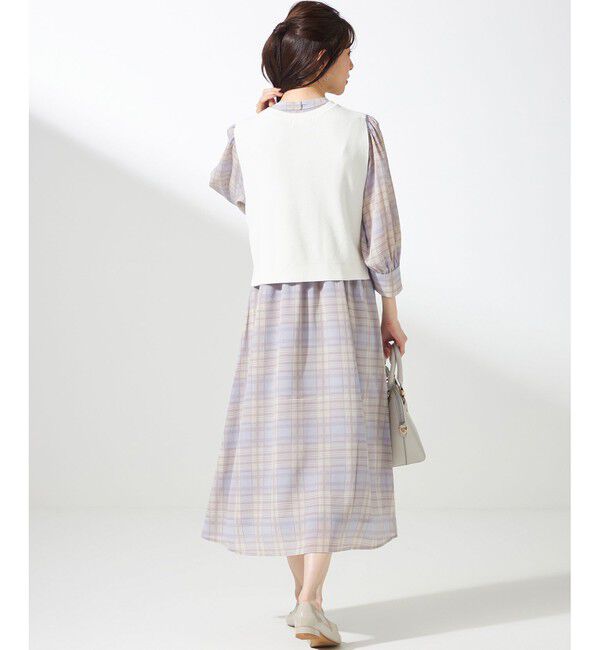 any SiS「【2SET】ニットジレワンピース セット」|スーツ|