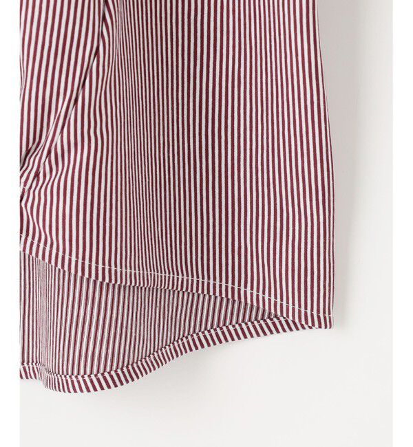 any SiS「【洗える】シルケットジャージーストライプ ブラウス」|Tシャツ・カットソー|