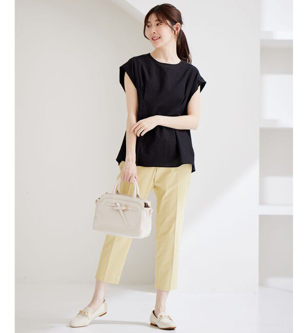 any SiS「【洗える】カラミタンブラータック ブラウス」|シャツ・ブラウス|