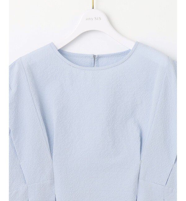 any SiS「【洗える】カラミタンブラータック ブラウス」|シャツ・ブラウス|