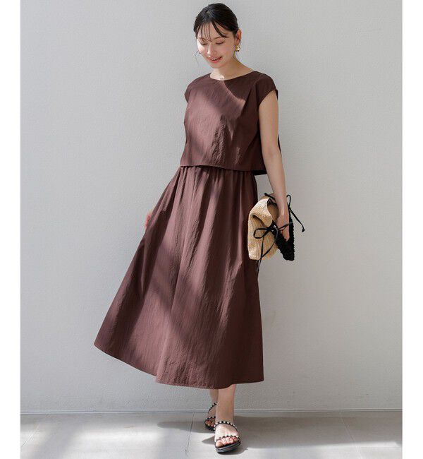 ANY SIS「【撥水・UVカット】ウォーターサイド ワンピース」|ワンピース|