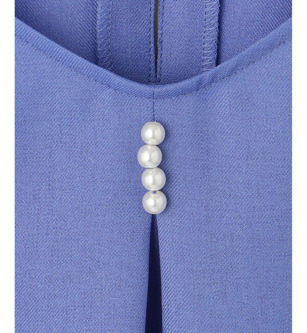 ANY SIS「【接触冷感・UVカット・速乾】スムージーポリエステル フレアスリーブ ブラウス」|シャツ・ブラウス|