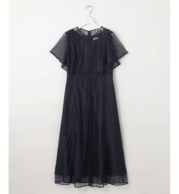 ANY SIS「【洗える】ストライプレーシー ドレス」|ドレス|