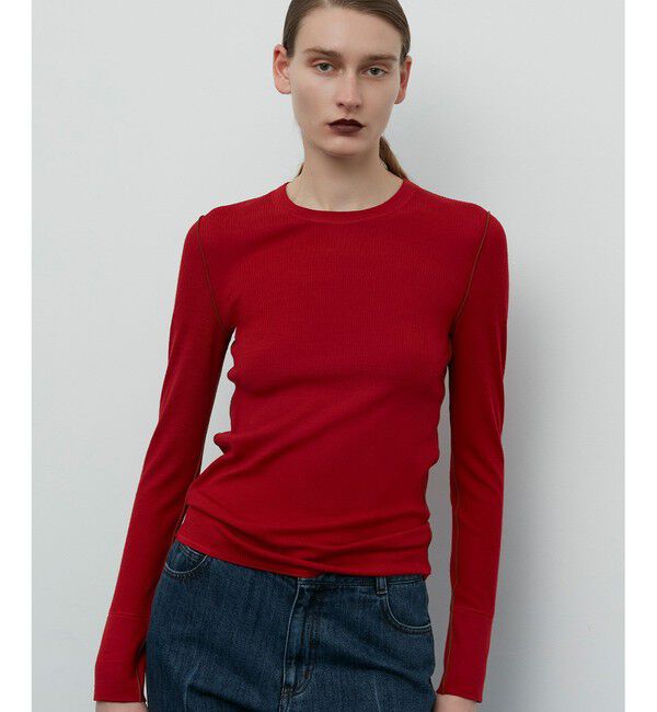 BEIGE,「FORD / クルーネックトップス」|Tシャツ・カットソー|Red&times;Dark Camel