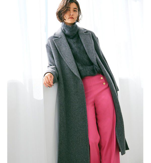 BEIGE,「CUJAS / チェスターコート」|チェスターコート|Gray