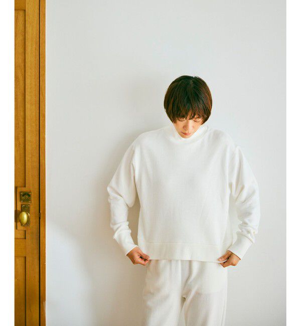 BEIGE,「Organic Cotton Sweat / Hi-neck Tops スウェット」|スウェット・ジャージ|