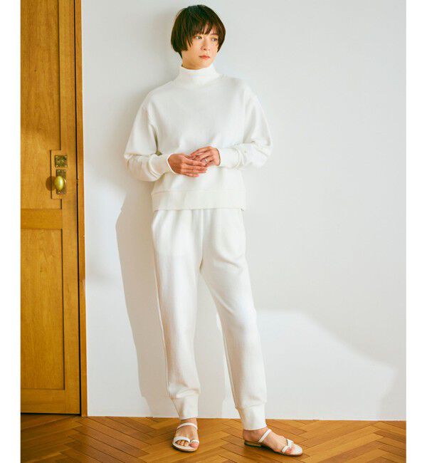 BEIGE,「Organic Cotton Sweat / Hi-neck Tops スウェット」|スウェット・ジャージ|