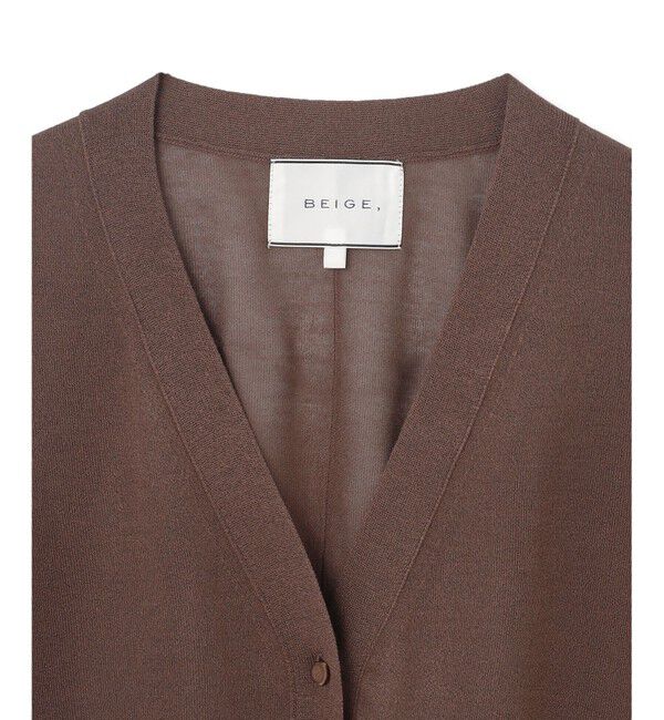 BEIGE,「【洗える】MOISE / 2WAYドルマンカーディガン」|カーディガン|