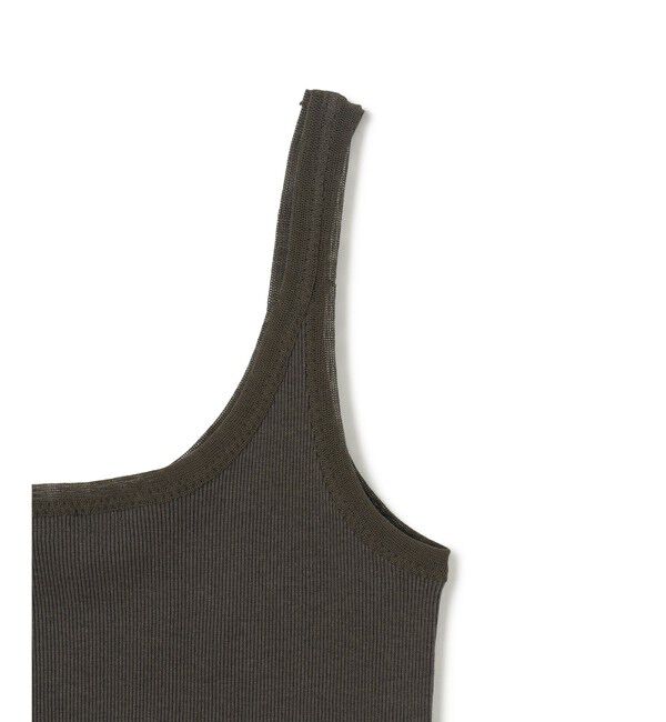 BEIGE,「【BEIGE,ecru/WEB限定・洗える】RIB TOPS /  コットンシルクリブキャミソール」|キャミソール|