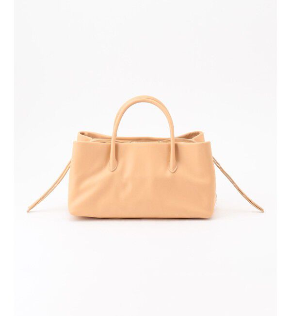 BEIGE,「【一部店舗限定】MARY AL TERNA / RIKYU レザーハンドバック」|ハンドバッグ|Sand