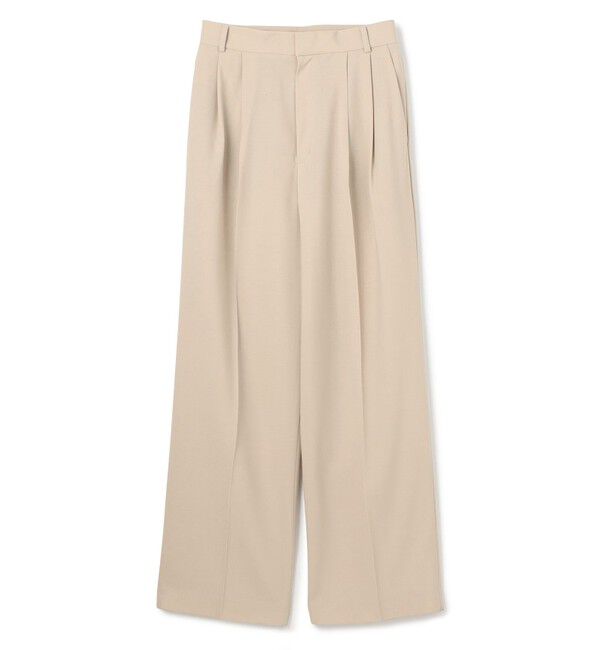 BEIGE,「【GISELe 6月号掲載】OREGANO / サマーウールタックワイドパンツ」|その他|