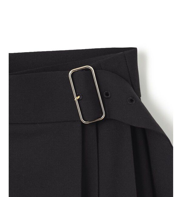 BEIGE,「【セットアップ対応・洗える・BAILA 11月号掲載】ZEPHYR / ウールライクアシンメトリープリーツスカート」|スカート|