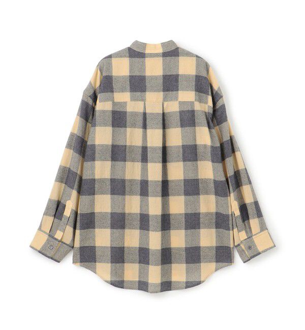 BEIGE,「HOBBS / ウールチェックカシュクールブラウス」|シャツ・ブラウス|