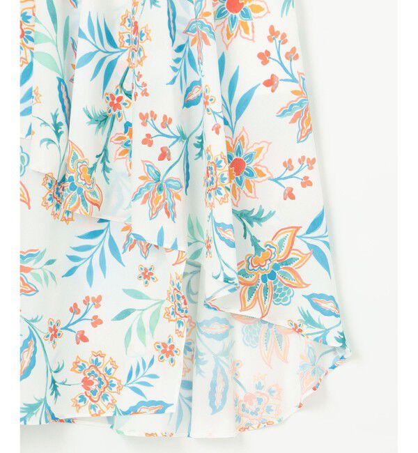 GRACE CONTINENTAL「サラサペイントイレヘムスカート」|スカート|