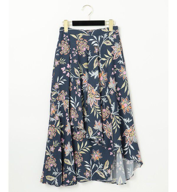 GRACE CONTINENTAL「サラサペイントイレヘムスカート」|スカート|