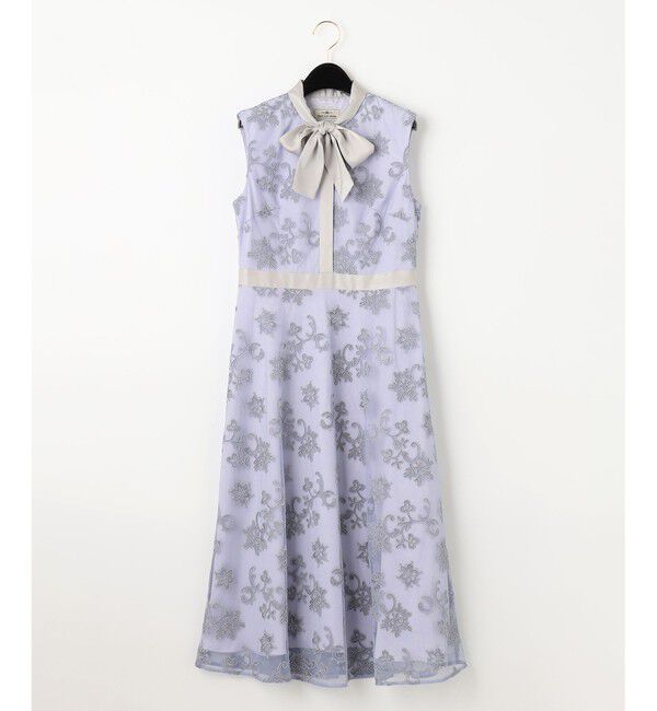  「コードフラワー刺繍レースワンピース」|ドレス|