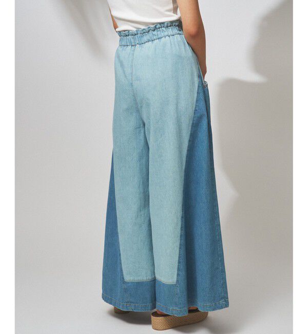  「ワイドイージーデニムパンツ2」|デニム|