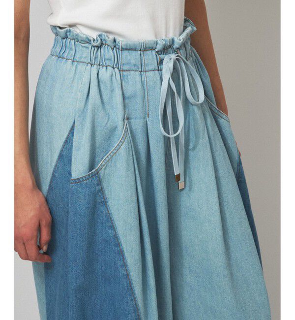  「ワイドイージーデニムパンツ2」|デニム|